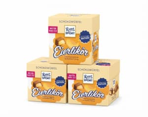 Ritter Sport Eierlikör – Zestaw 3 sztuk Cena: 15 zł (za cały 3-pak)