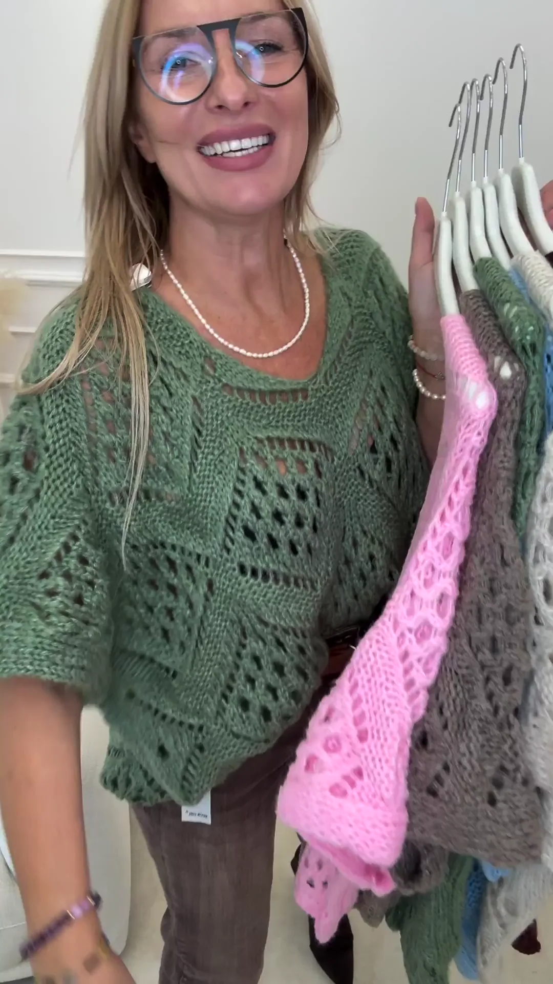 Sweter ażur