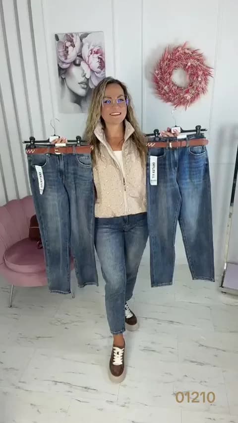 Spodnie jeans typu skater fit VERSION 15112 (27) 4D
